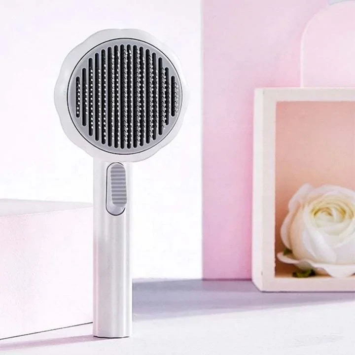 Pumpkin-Shaped Pet Grooming Brush